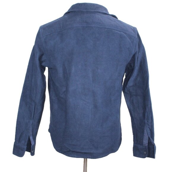 Everlane Shirt Mens S Navy Blue Organic Cotton Shacket Heavy Overshirt Jacket - Picture 4 of 8